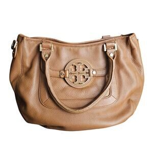 Tory Burch Tan Leather‎ Amanda Hobo Bag